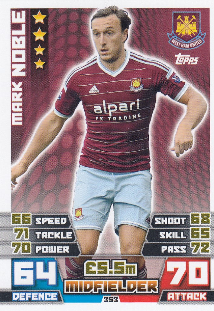 353. MARK NOBLE - WEST HAM