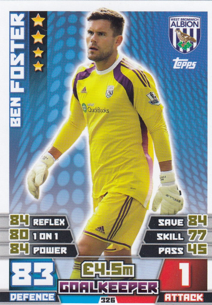 326. BEN FOSTER - WEST BROMWICH