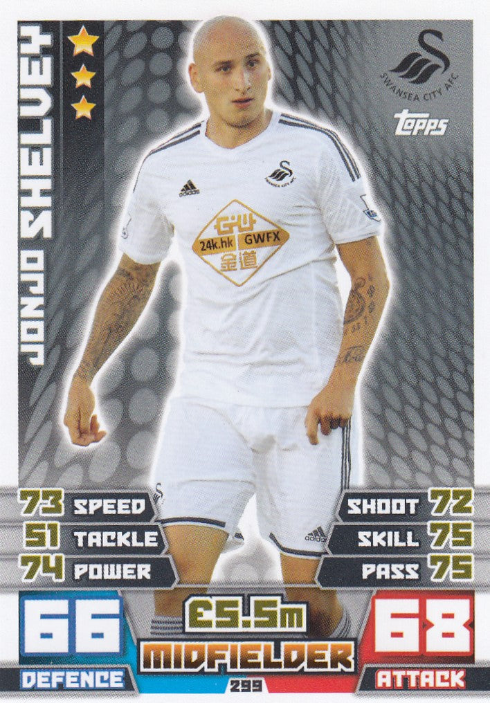 299. JONJO SHELVEY - SWANSEA CITY