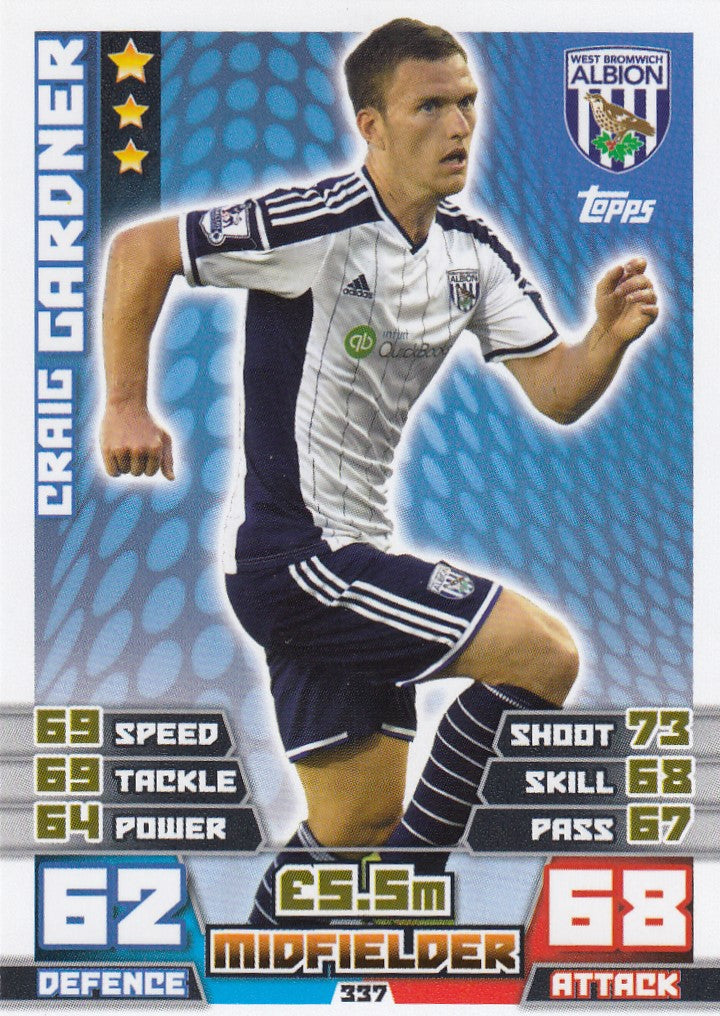 337. CRAIG GARDNER - WEST BROMWICH
