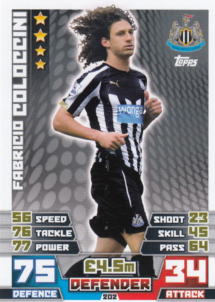 202. FABRICIO COLOCCINI - NEWCASTLE