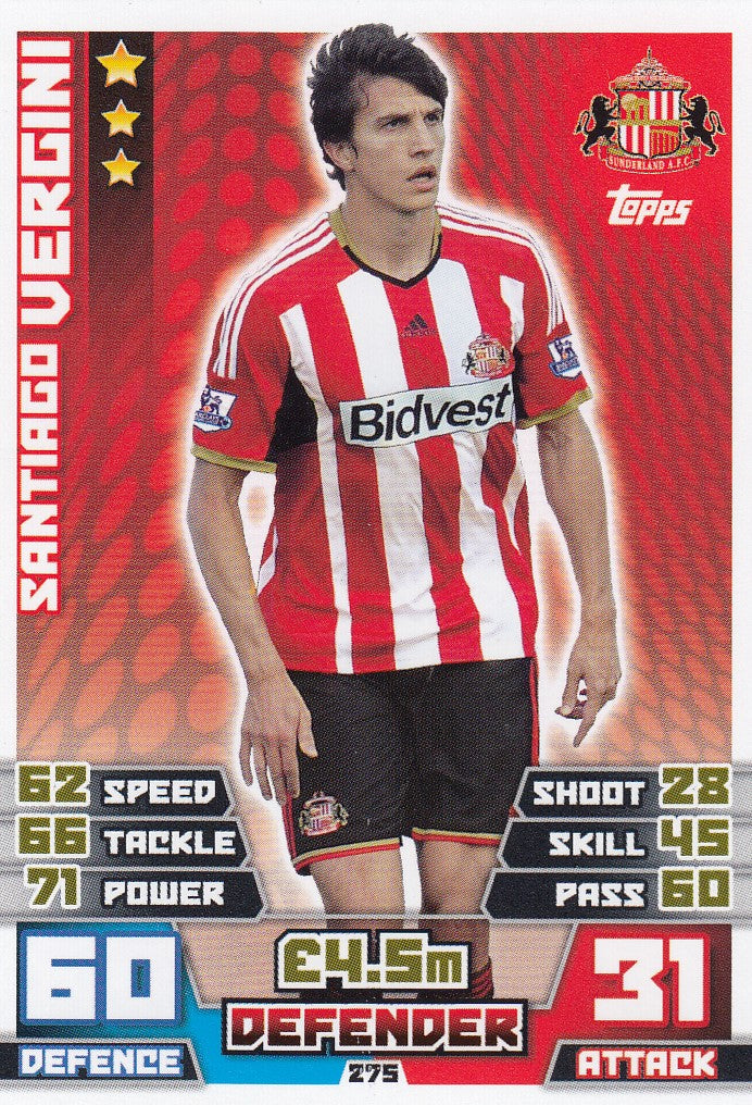 275. SANTIAGO VERGINI - SUNDERLAND