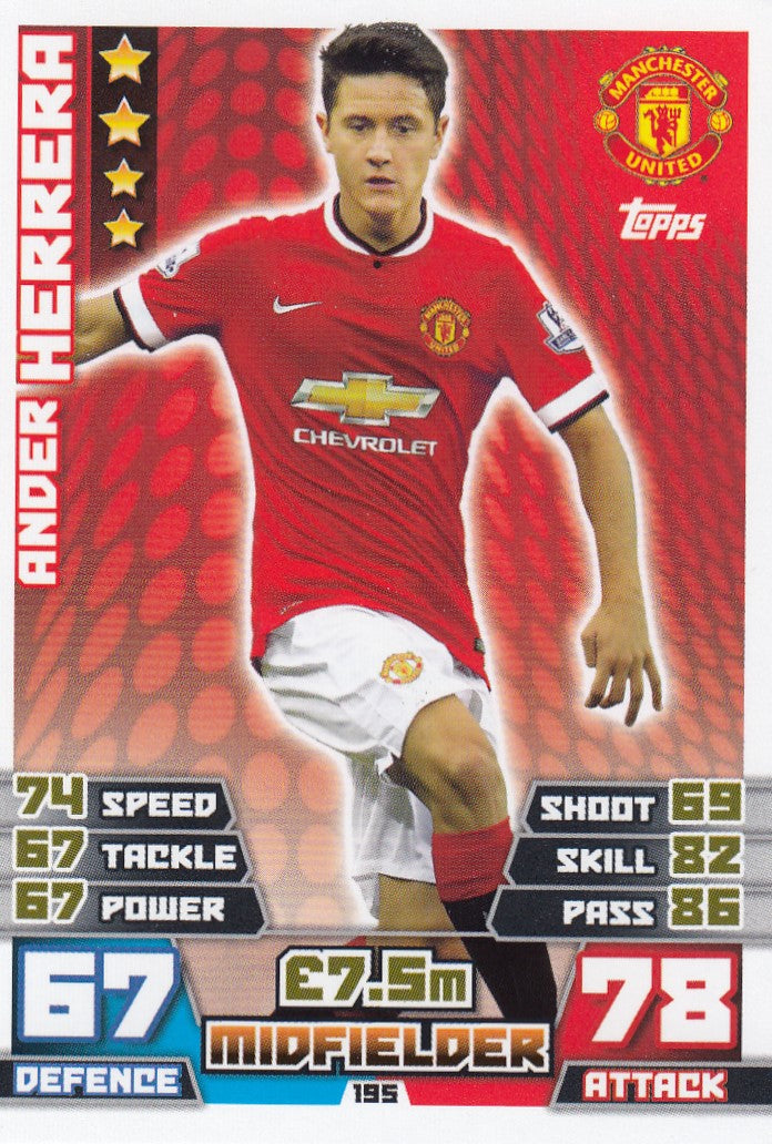 195. ANDER HERRERA - MANCHESTER UNITED