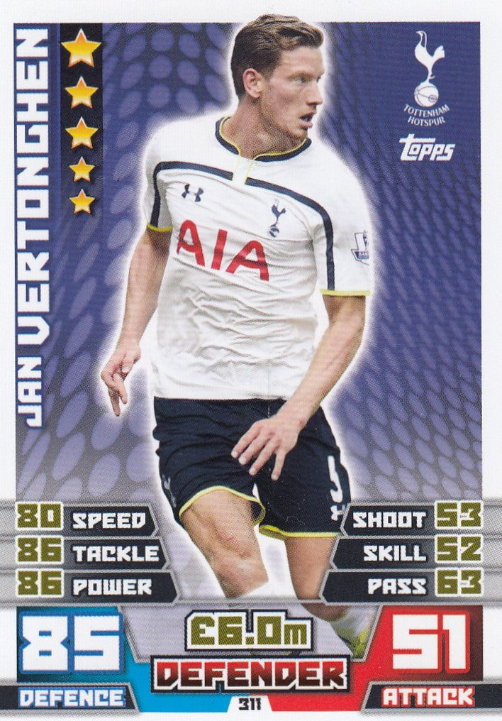 311. JAN VERTONGHEN - TOTTENHAM