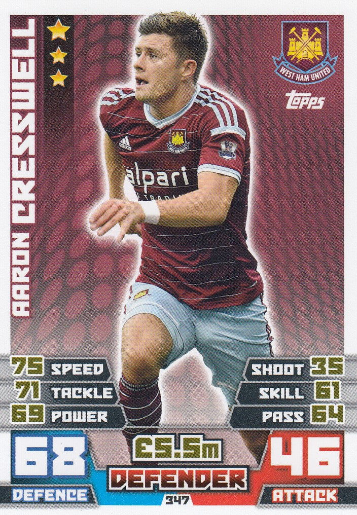 347. AARON CRESSWELL - WEST HAM