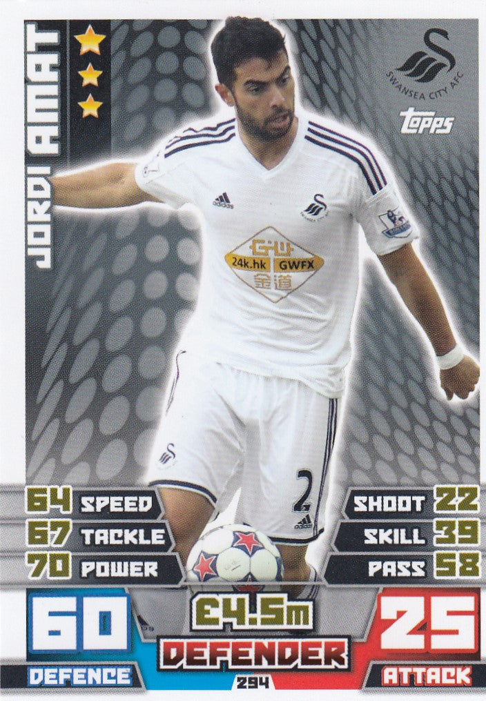 294. JORDI AMAT - SWANSEA CITY