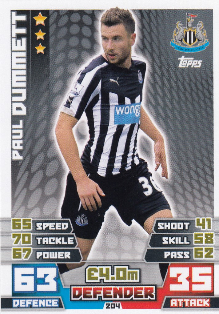 204. PAUL DUMMETT - NEWCASTLE
