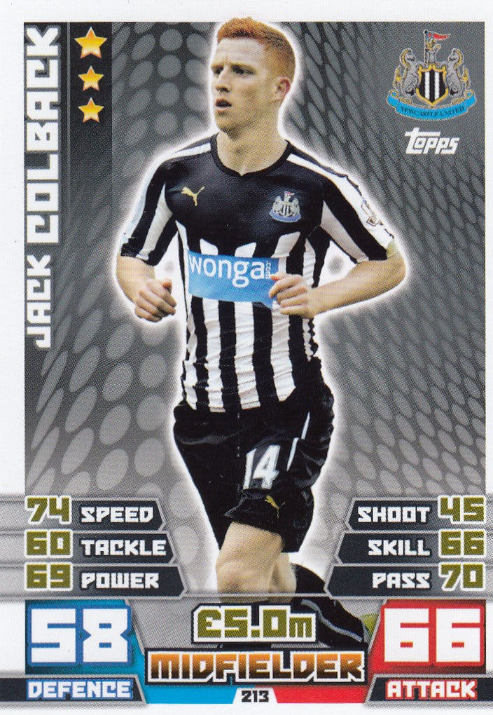 213. JACK COLBACK - NEWCASTLE