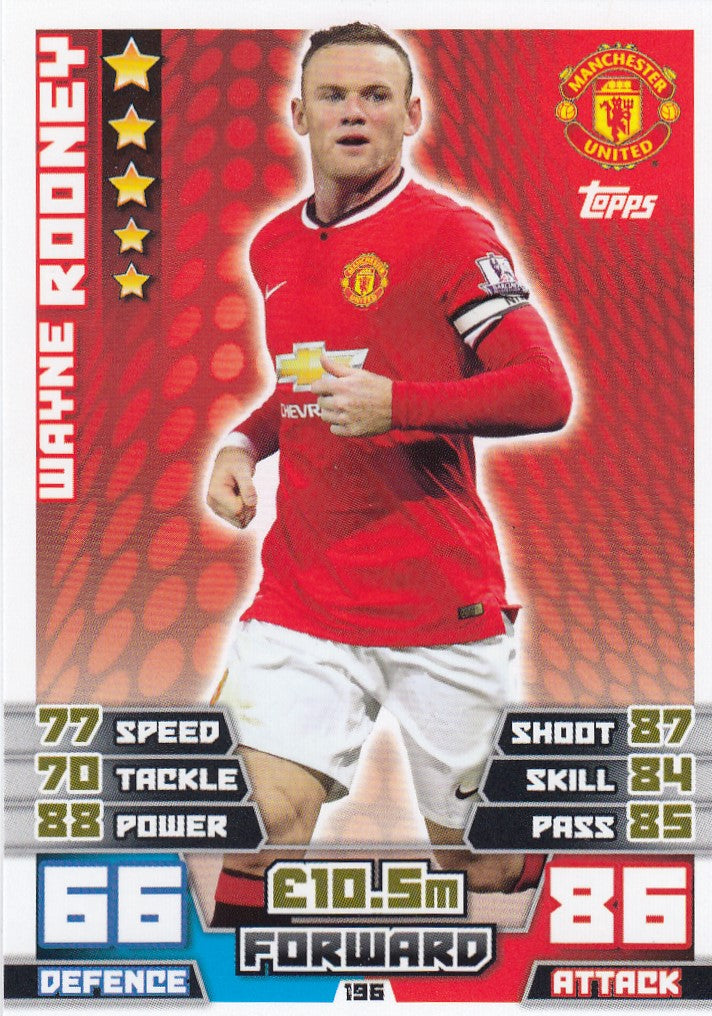 196. WAYNE ROONEY - MANCHESTER UNITED