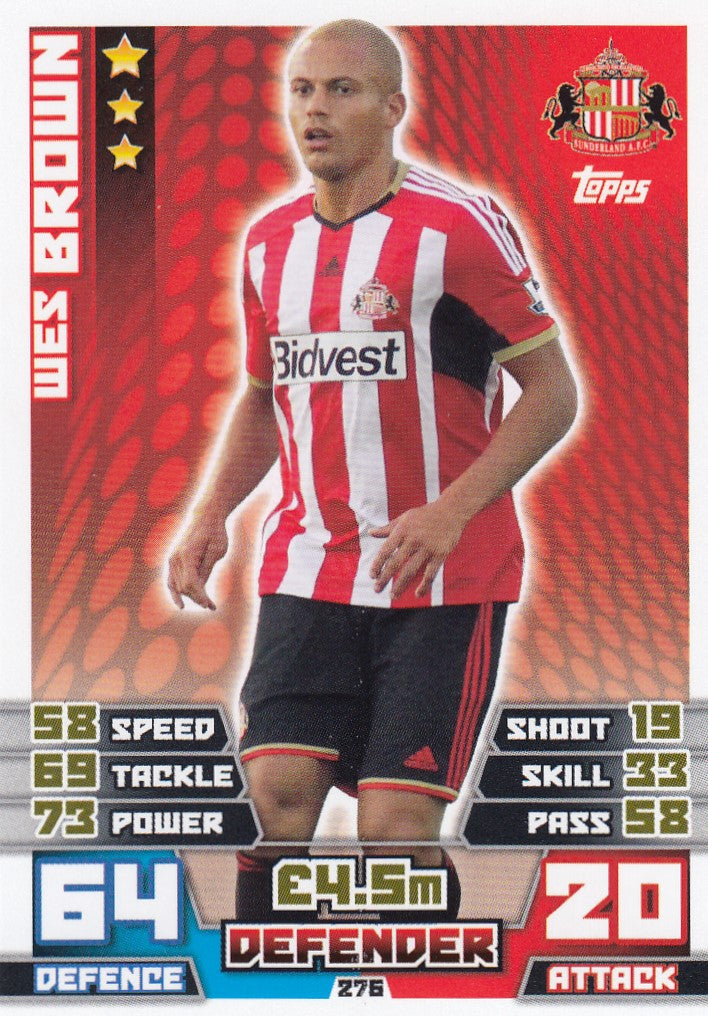 276. WES BROWN - SUNDERLAND