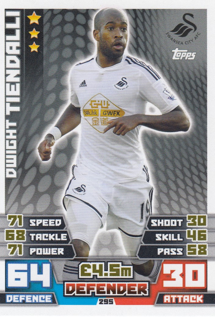 295. DWIGHT TIENDALLI - SWANSEA CITY