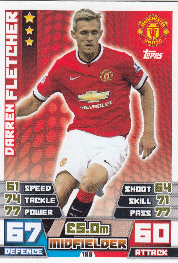 188. DARREN FLETCHER - MANCHESTER UNITED