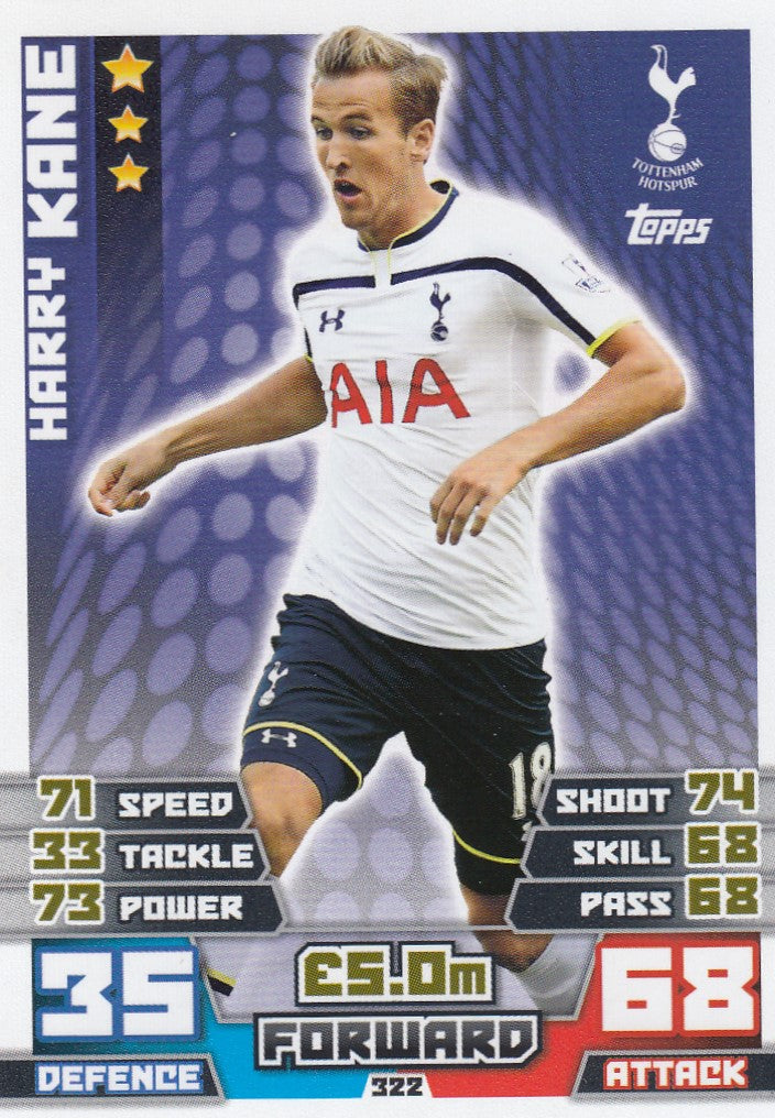 322. HARRY KANE - TOTTENHAM - ROOKIE