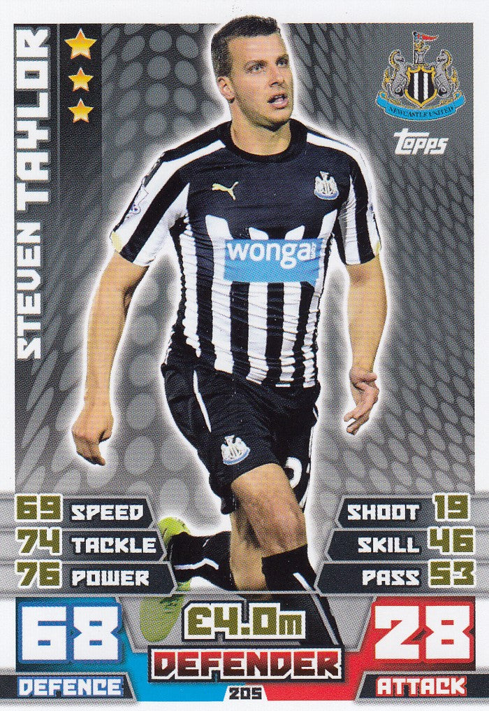 205. STEVEN TAYLOR - NEWCASTLE