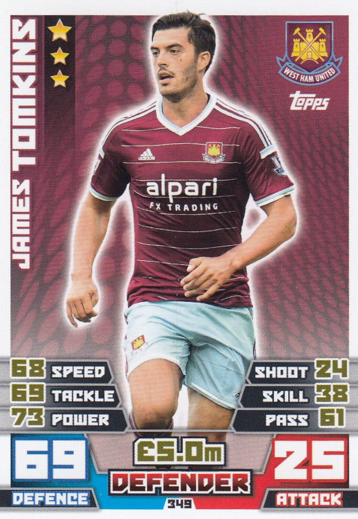 349. JAMES TOMKINS - WEST HAM