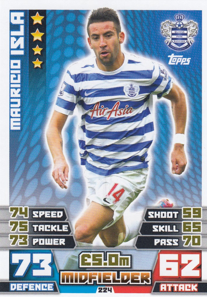 224. MAURICIO ISLA - QUEENS PARK RANGERS