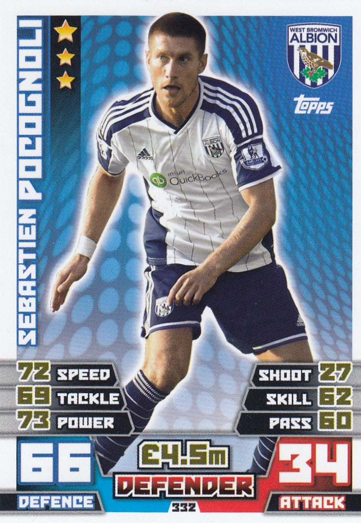 332. SEBASTIEN POCOGNOLI - WEST BROMWICH
