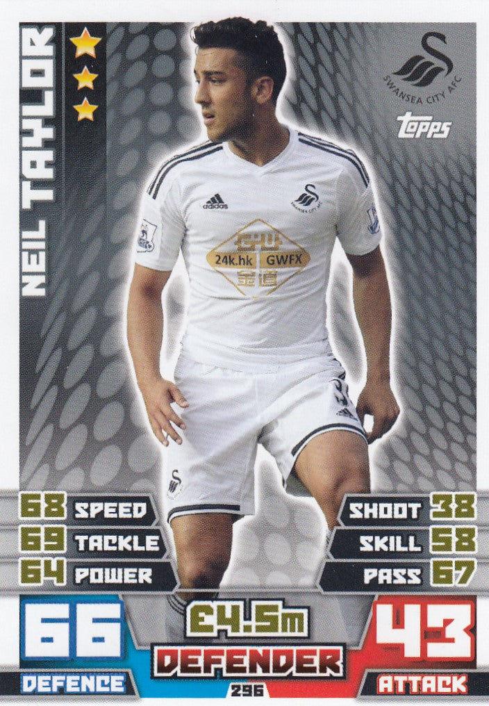 296. NEIL TAYLOR - SWANSEA CITY