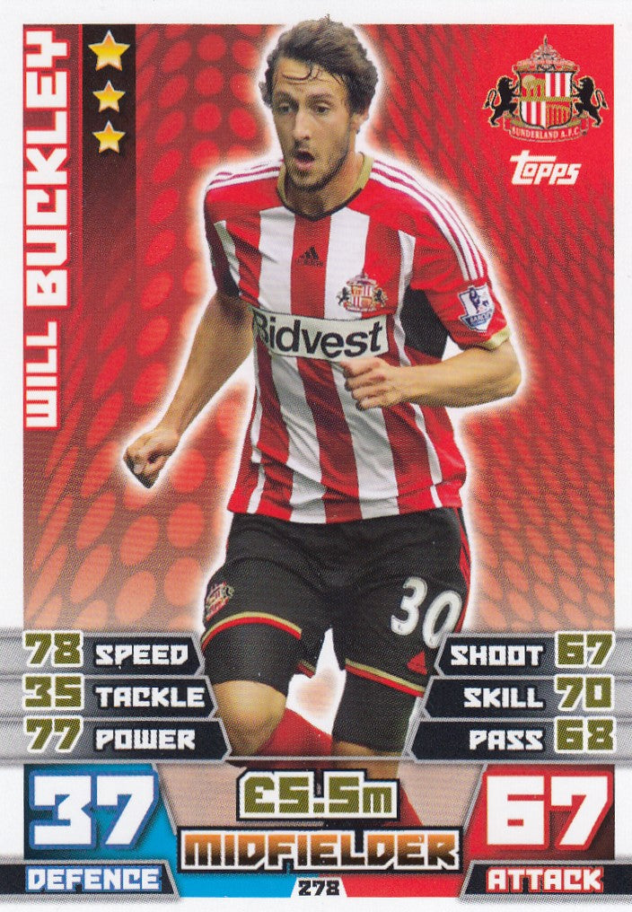278. WILL BUCKLEY - SUNDERLAND