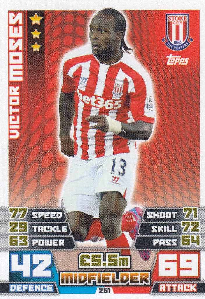 261. VICTOR MOSES - STOKE CITY