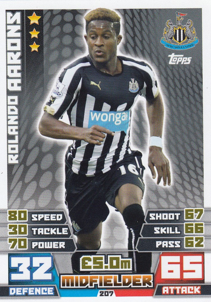 207. ROLANDO AARONS - NEWCASTLE