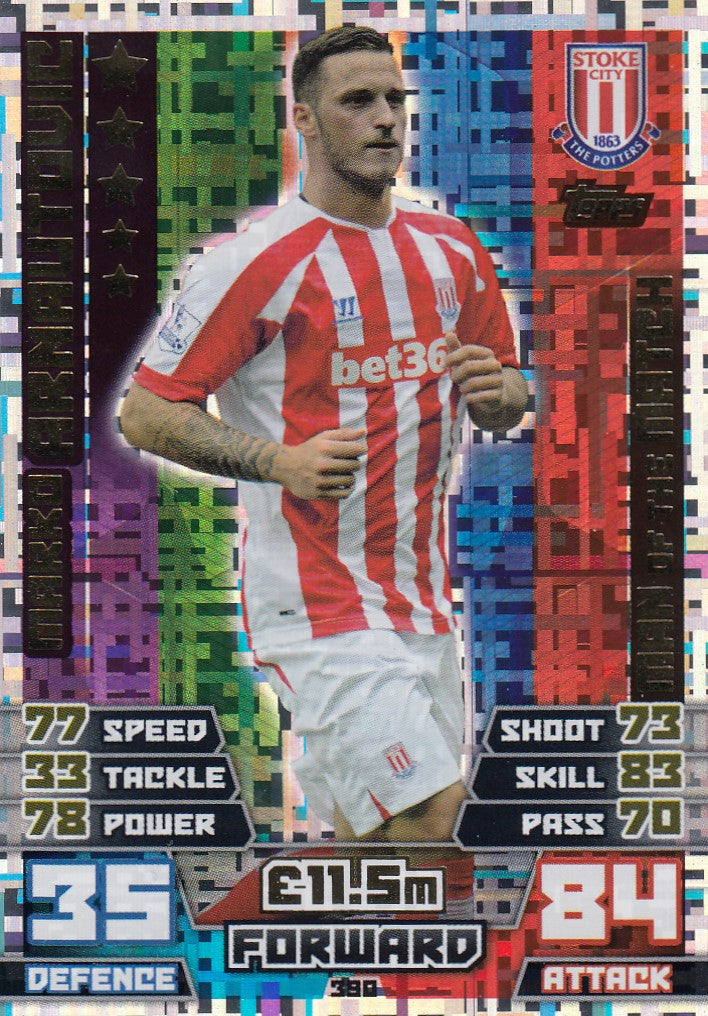 390. MARKO ARNAUTOVIC - STOKE CITY - MAN OF THE MATCH