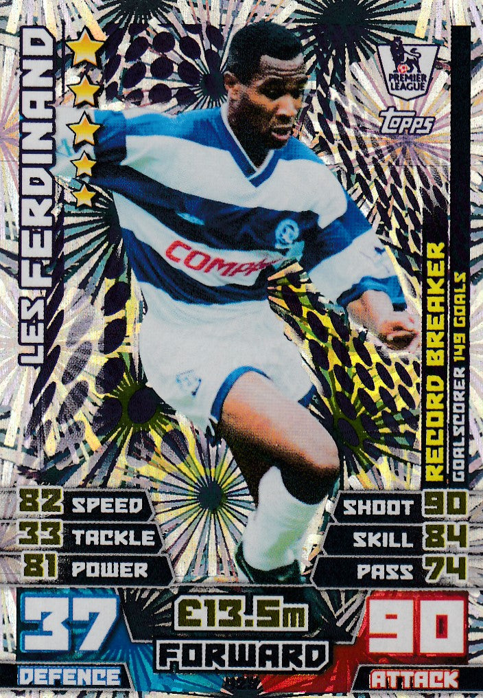 428. LES FERDINAND - Q.P.R. - PREMIER LEAGUE - RECORD BREAKER