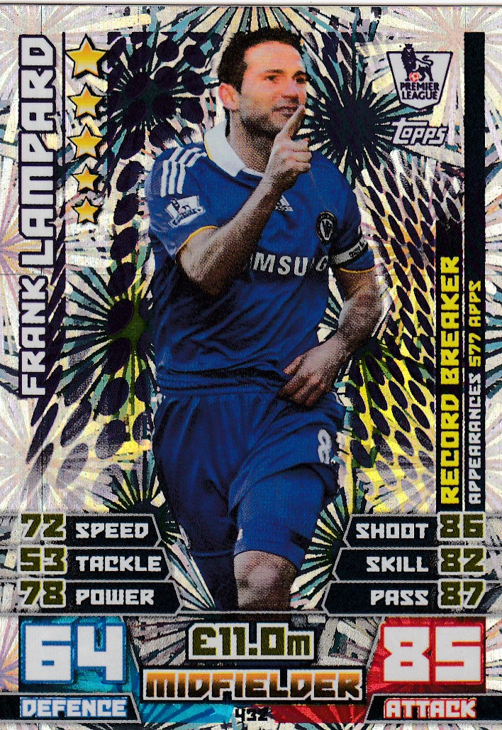 432. FRANK LAMPARD - CHELSEA - PREMIER LEAGUE - RECORD BREAKER