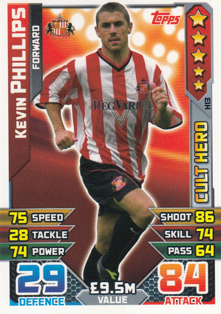 EX-H13. KEVIN PHILLIPS - SUNDERLAND - CULT HERO