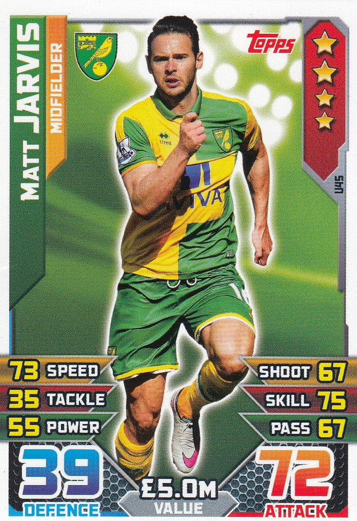 EX-U45. MATT JARVIS - NORWICH - MIDFIELDER