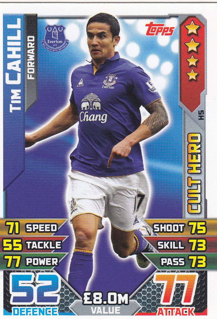 EX-H05. TIM CAHILL - EVERTON - CULT HERO