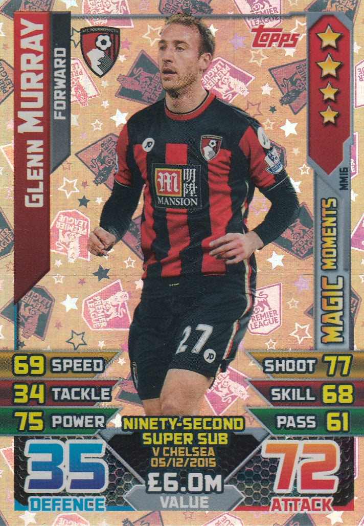 EX-MM16. GLENN MURRAY - AFC BOURNEMOUTH - MAGIC MOMENTS