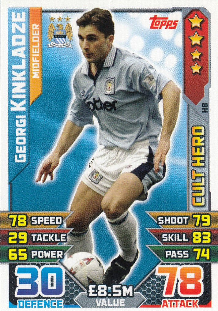 EX-H08. GEORGI KINKLADZE - MANCHESTER CITY - CULT HERO
