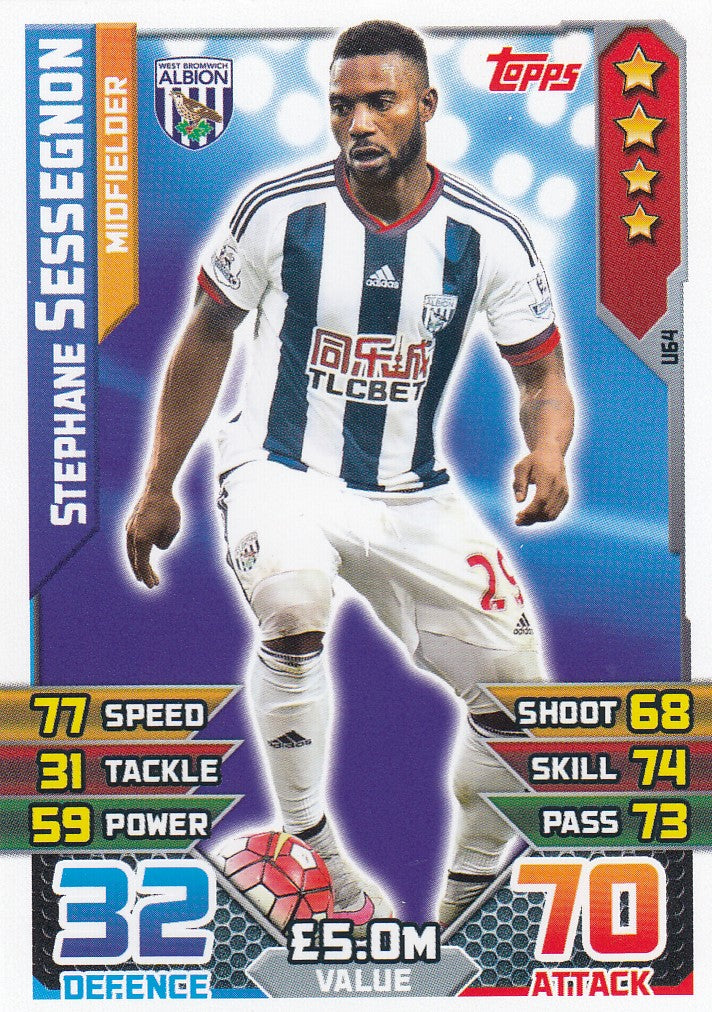 EX-U64. STEPHANE SESSEGNON - WEST BROMWICH - MIDFIELDER