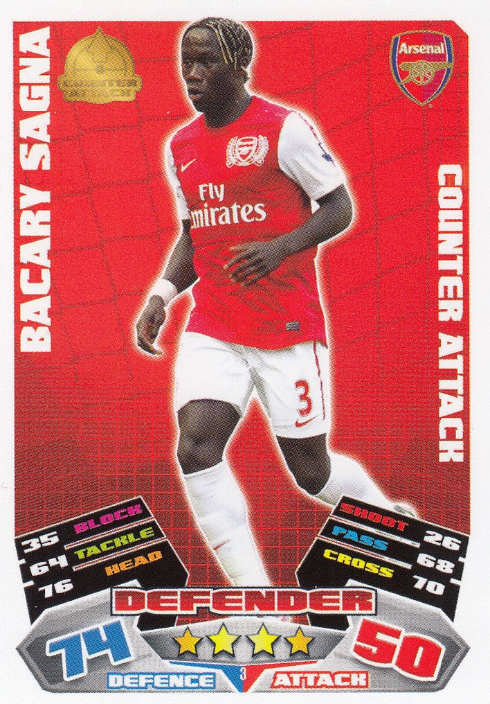 003. BACARY SAGNA - ARSENAL - COUNTER ATTACK