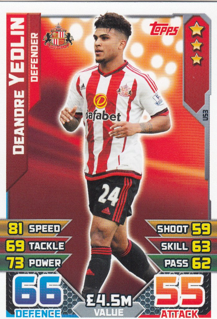 EX-U53. DEANDRE YEDLIN - SUNDERLAND - DEFENDER