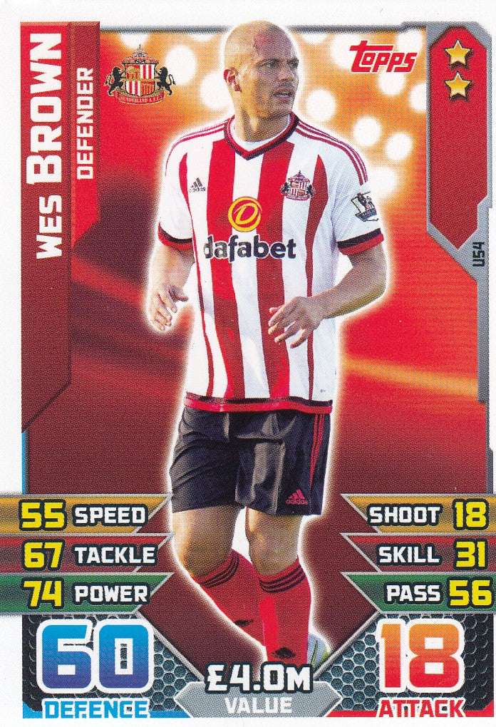 EX-U54. WES BROWN - SUNDERLAND - DEFENDER
