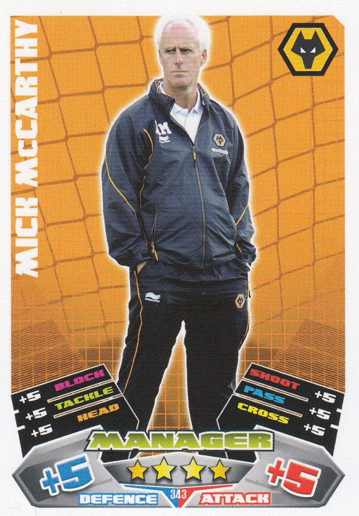 343. MICK MCCARTHY - WOLVERHAMPTON WANDERERS - MANAGER