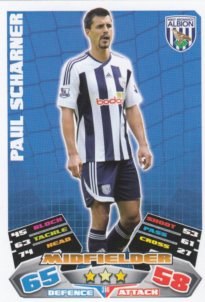 316. PAUL SCHARNER - WEST BEOMWICH ALBION