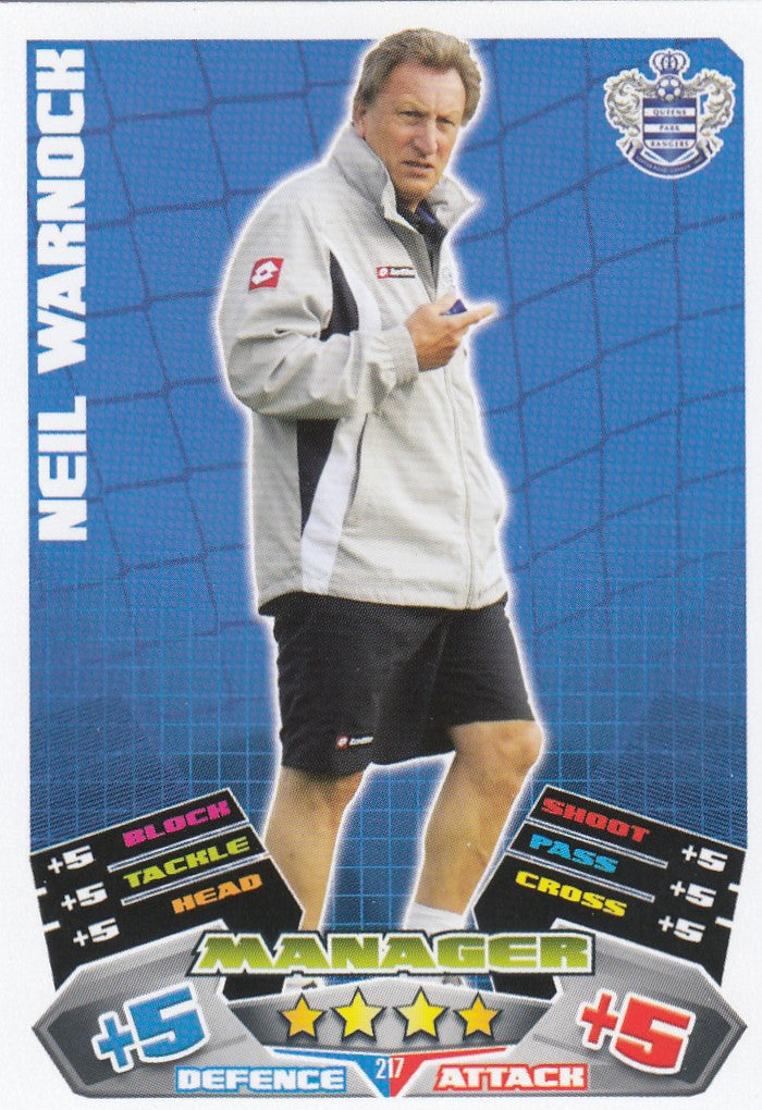 217. NEIL WARNOCK - QUEENS PARK RANGERS - MANAGER