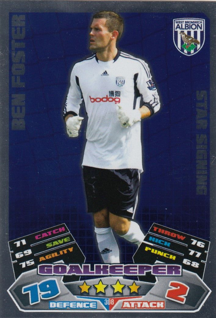 308. BEN FOSTER - WEST BROMWICH ALBION - STAR SIGNING