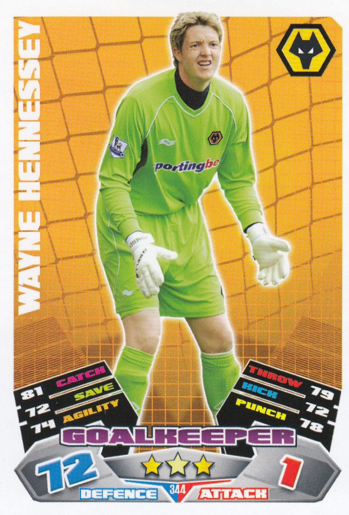 344. WAYNE HENNESSEY - WOLVERHAMPTON WANDERERS