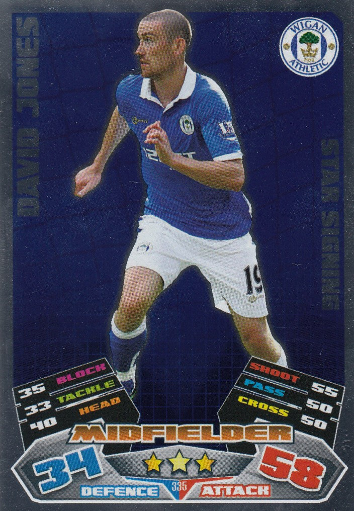 335. DAVID JONES - WIGAN ATHLETIC - STAR SIGNING