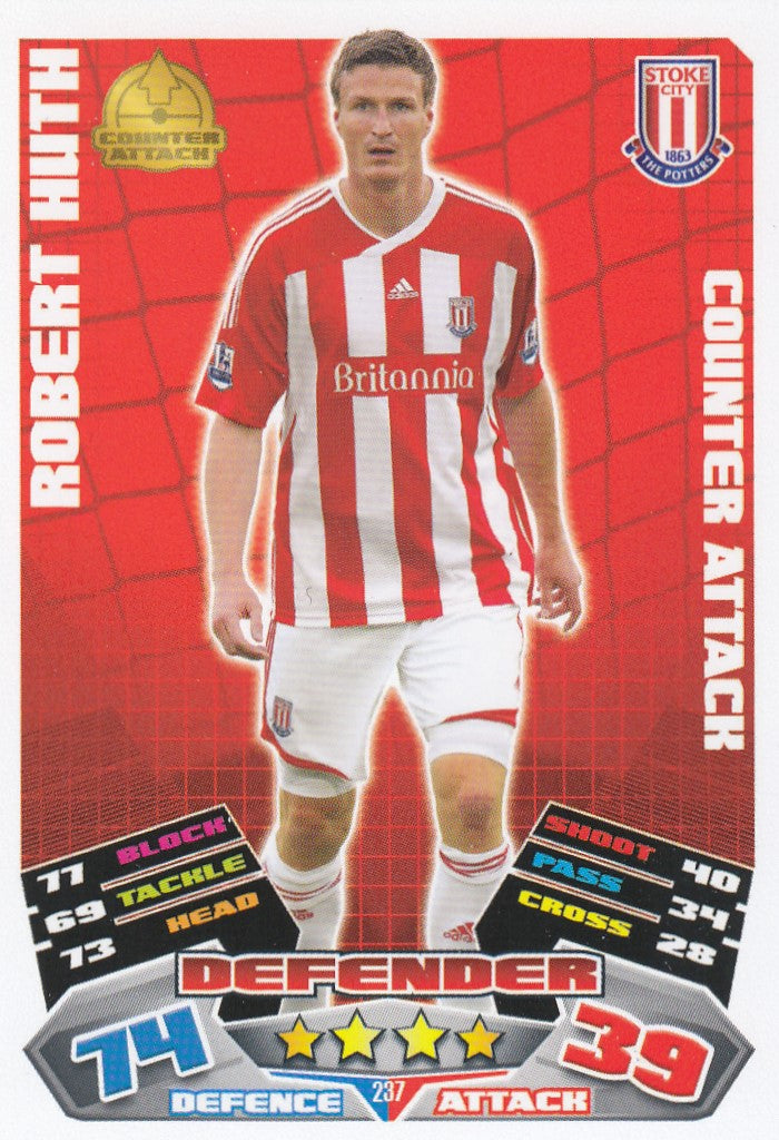 237. ROBERT HUTH - STOKE CITY - COUNTER ATTACK