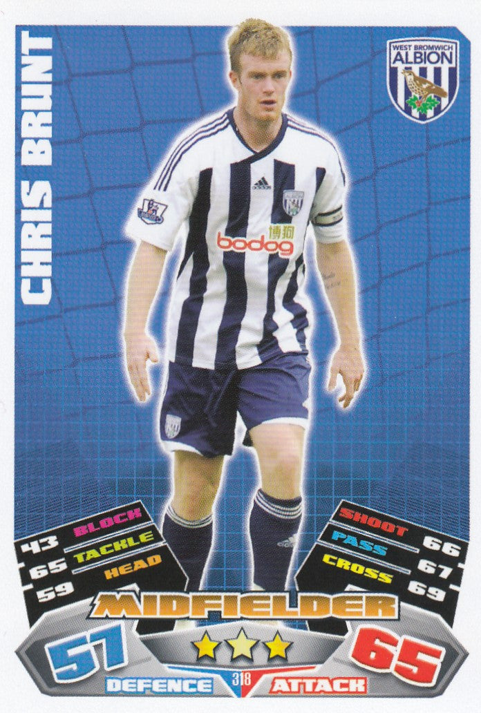 318. CHRIS BRUNT - WEST BROMWICH ALBION