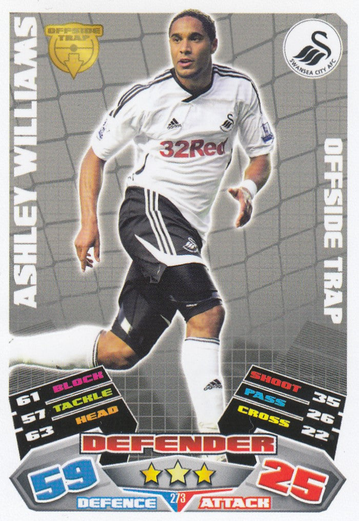 273. ASHLEY WILLIAMS - SWANSEA CITY - OFFSIDE TRAP
