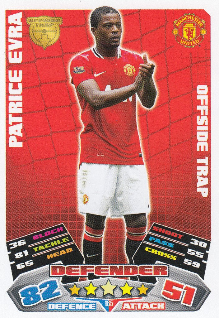 165. PATRICE EVRA - MANCHESTER UNITED - OFFSIDE TRAP