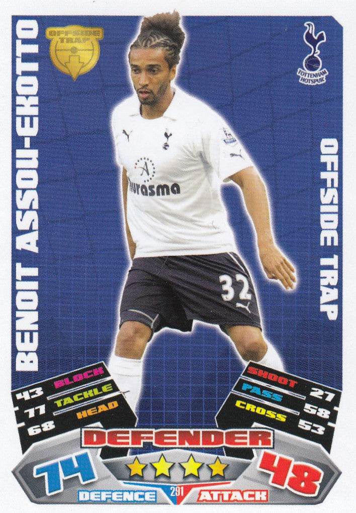 291. BENOIT ASSOU-EKOTTO - TOTTENHAM HOTSPUR - OFFSIDE TRAP