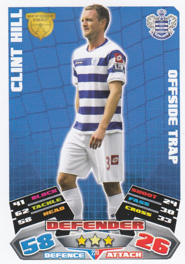 220. CLINT HILL - QUEENS PARK RANGERS - OFFSIDE TRAP