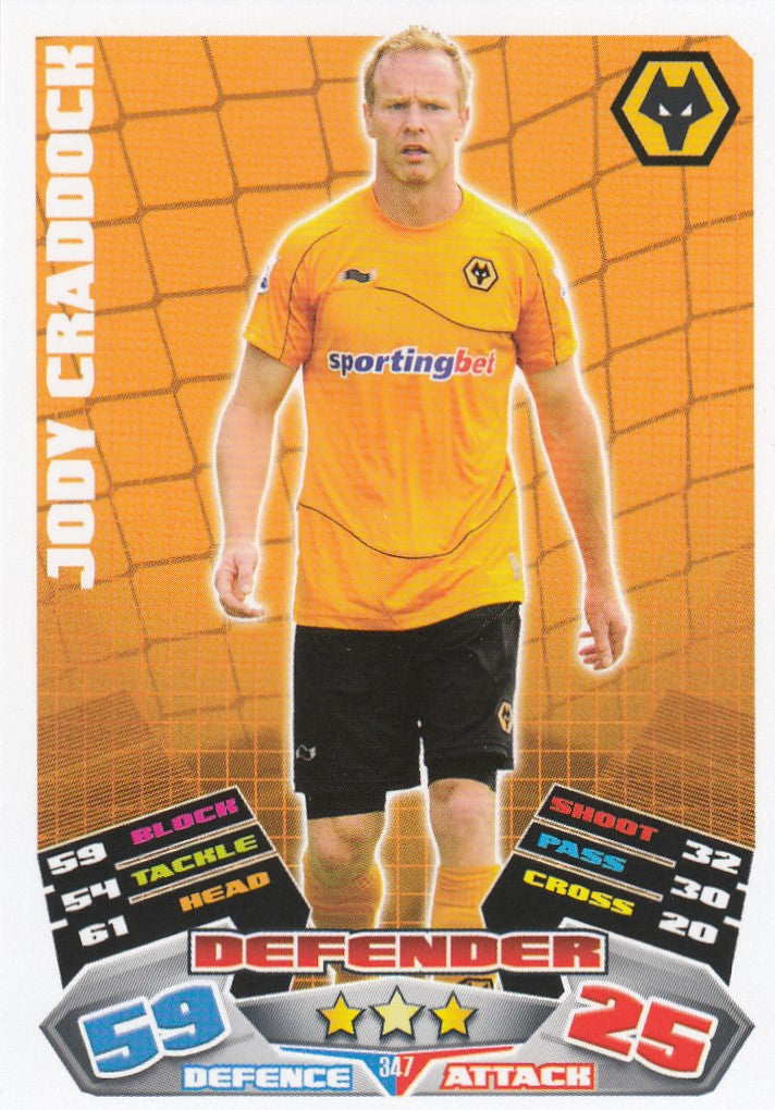 347. JODY CRADDOCK - WOLVERHAMPTON WANDERERS
